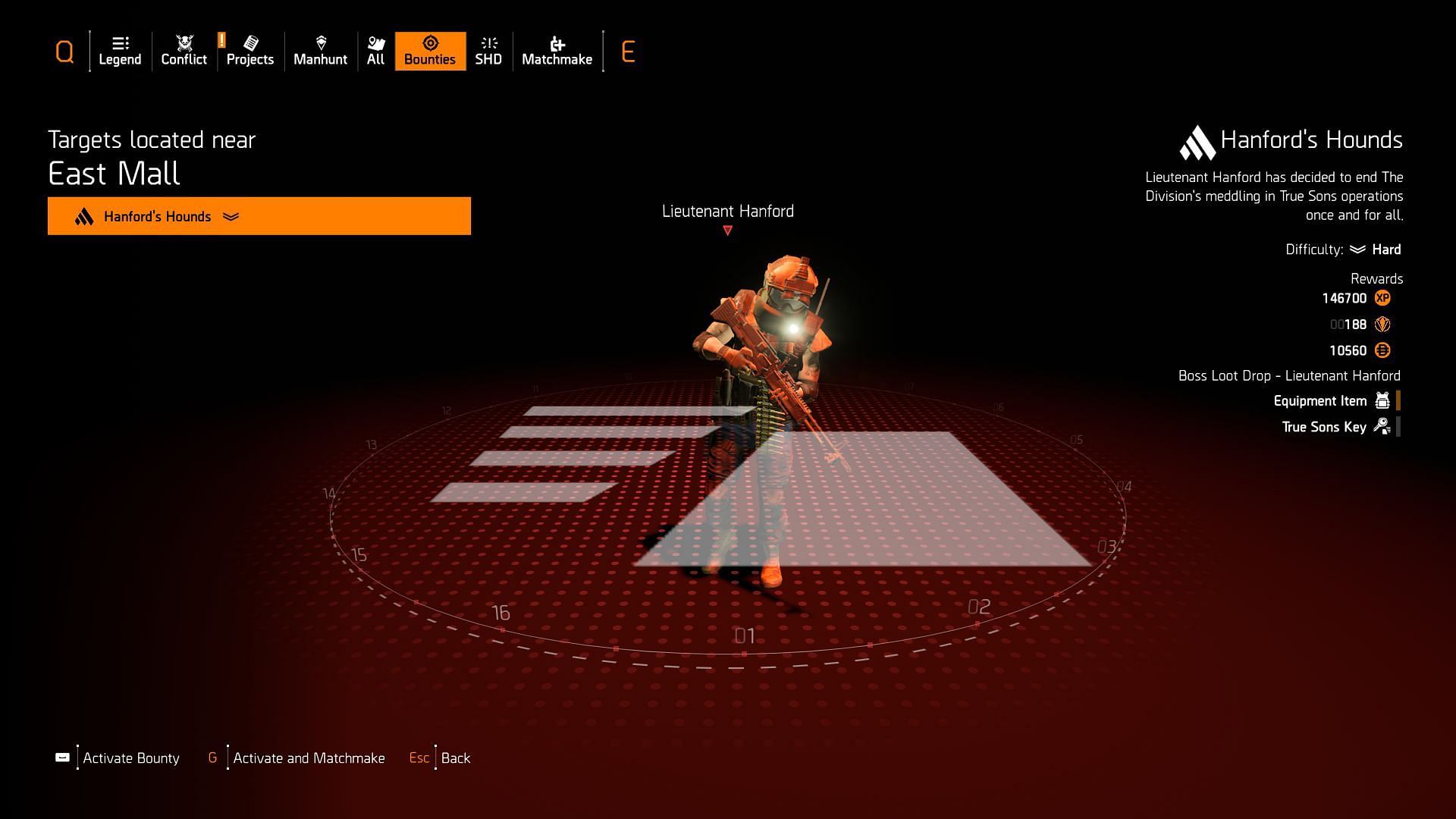 High Value Target in The Division 2 Week 8 Manhunt (Image via Sportskeeda Gaming || Ubisoft)